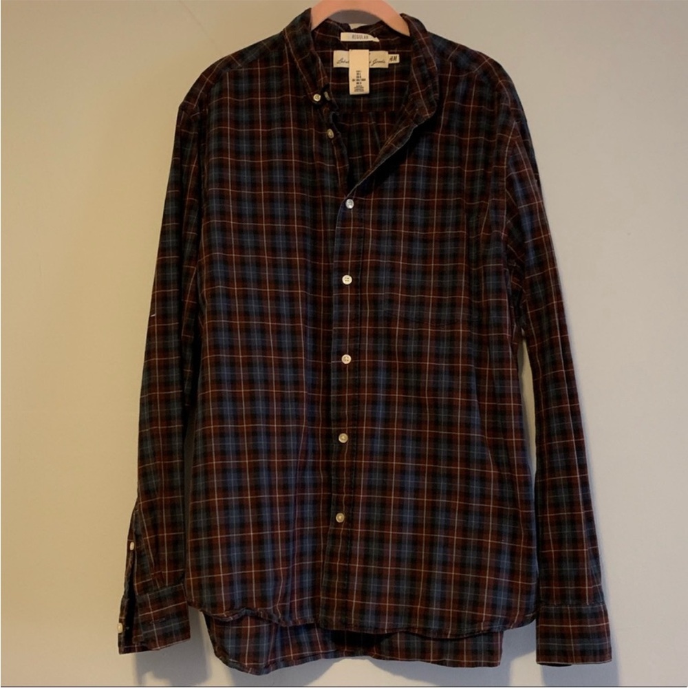 H&M Multicolor Plaid Casual Shirt
